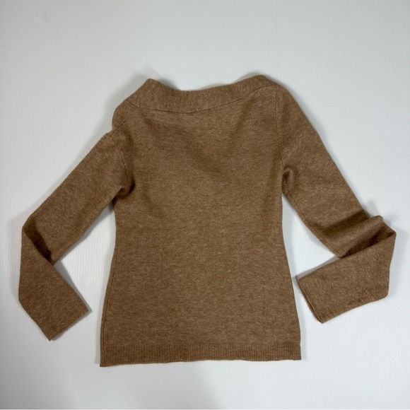 Helmut Lang Sz M Bungee Cold Shoulder Wool Blend Sweater NWT - Picture 14 of 14